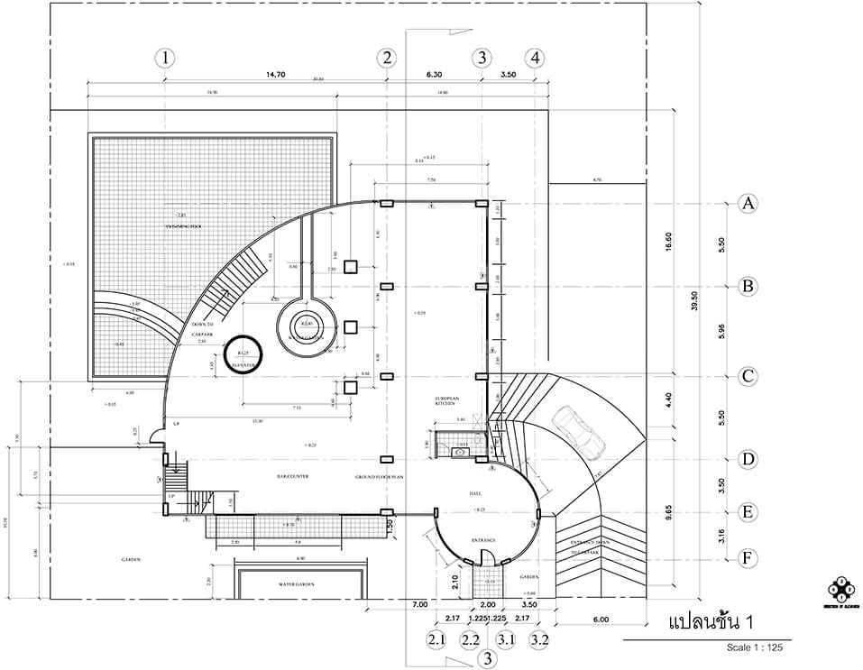 Mario Kleff plan of Villa Futureproof